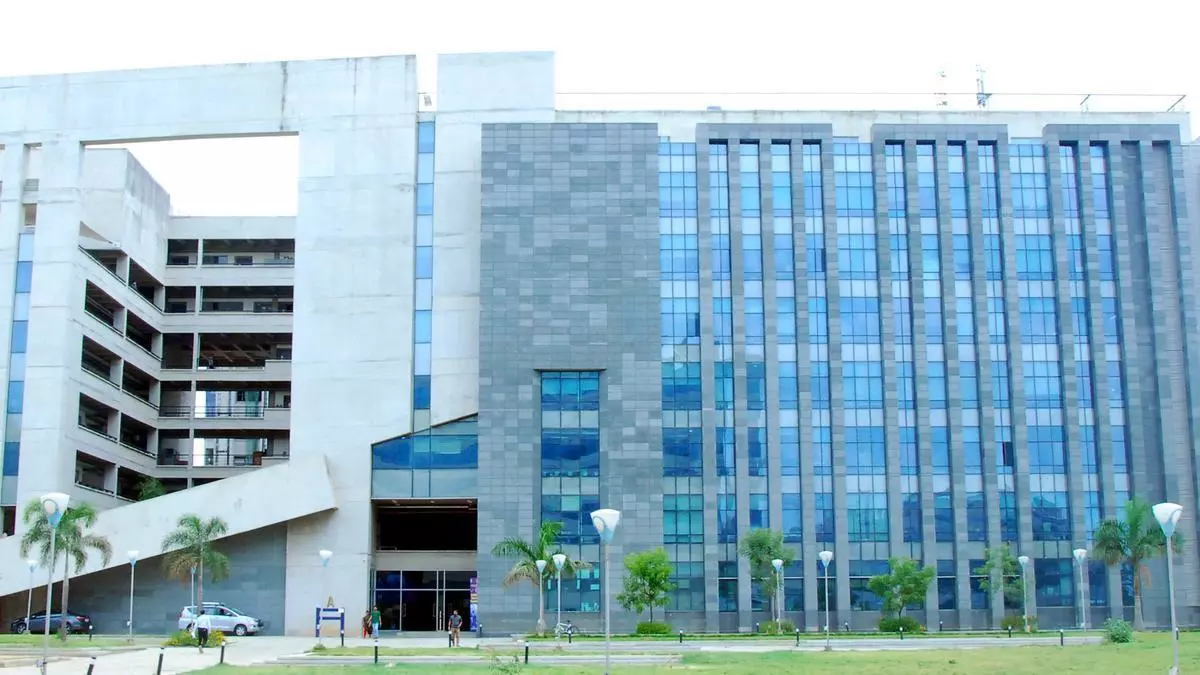 Academic blocks at IIT Hyderabad